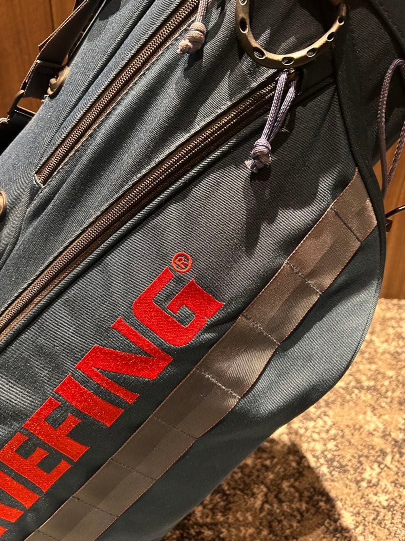 BRIEFINGキャディーバックCR-04 BEAMS別注 デニムネイビー