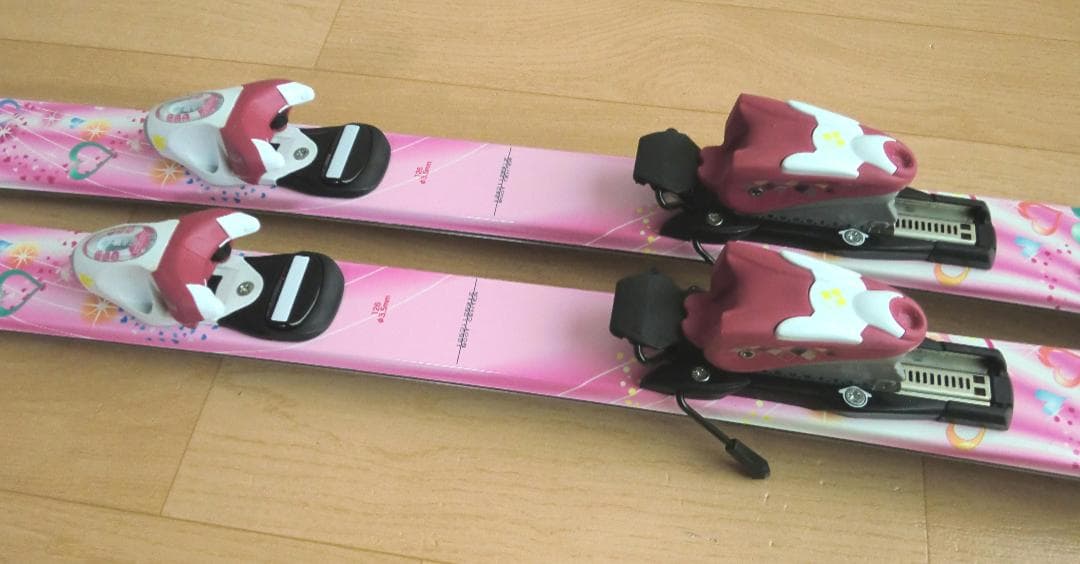 ■1月限定■送料無料■KAZAMA■子供用スキーセット■126/23■WAX済■