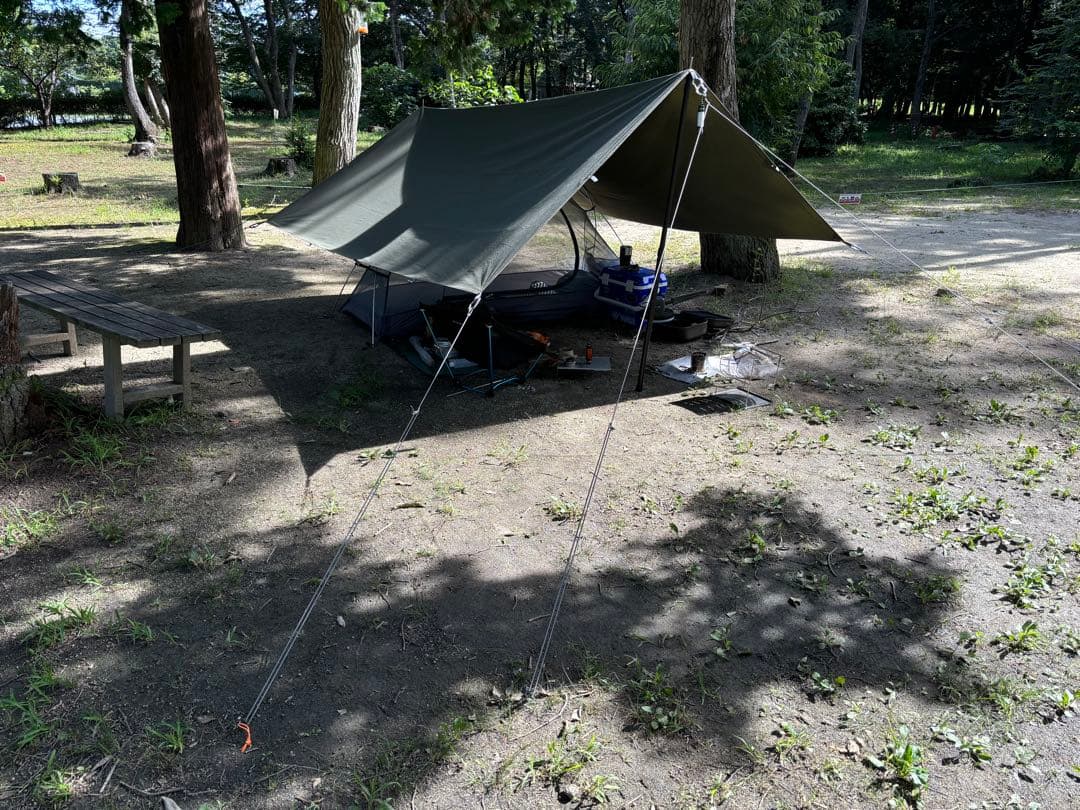 たくたくBUNDOK スクエアタープTC ポール2本セット