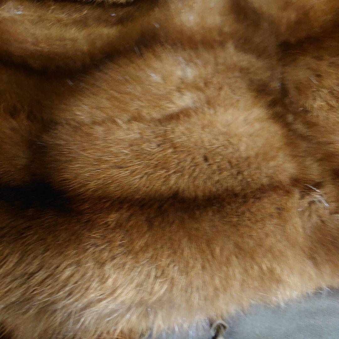 セーブル襟付き大判ビッグショール