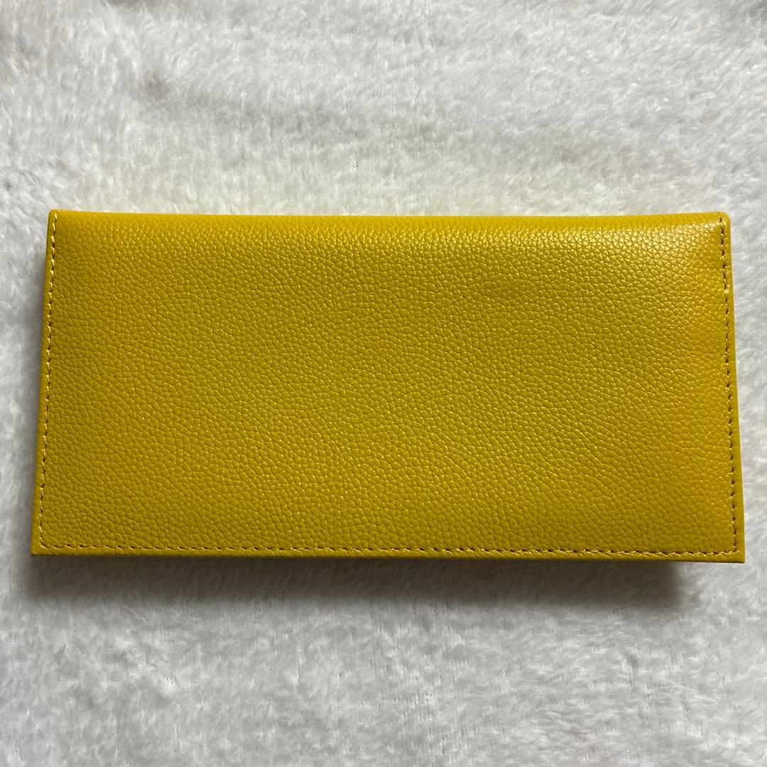 皇居財布　長財布　黄色
