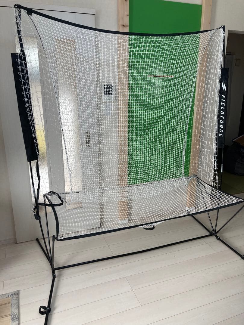 【室内練習】組み立て説明書あり、バッティングネット、少年野球
