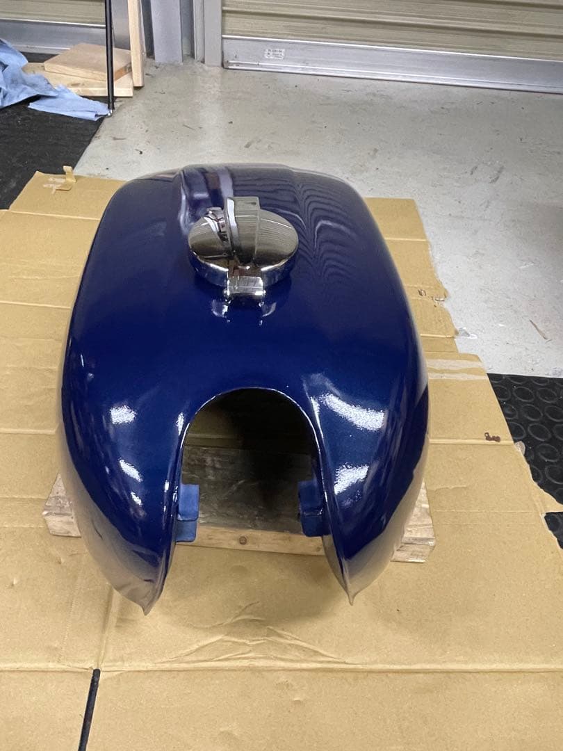 HONDA 旧cb400f ガソリンタンク 紺