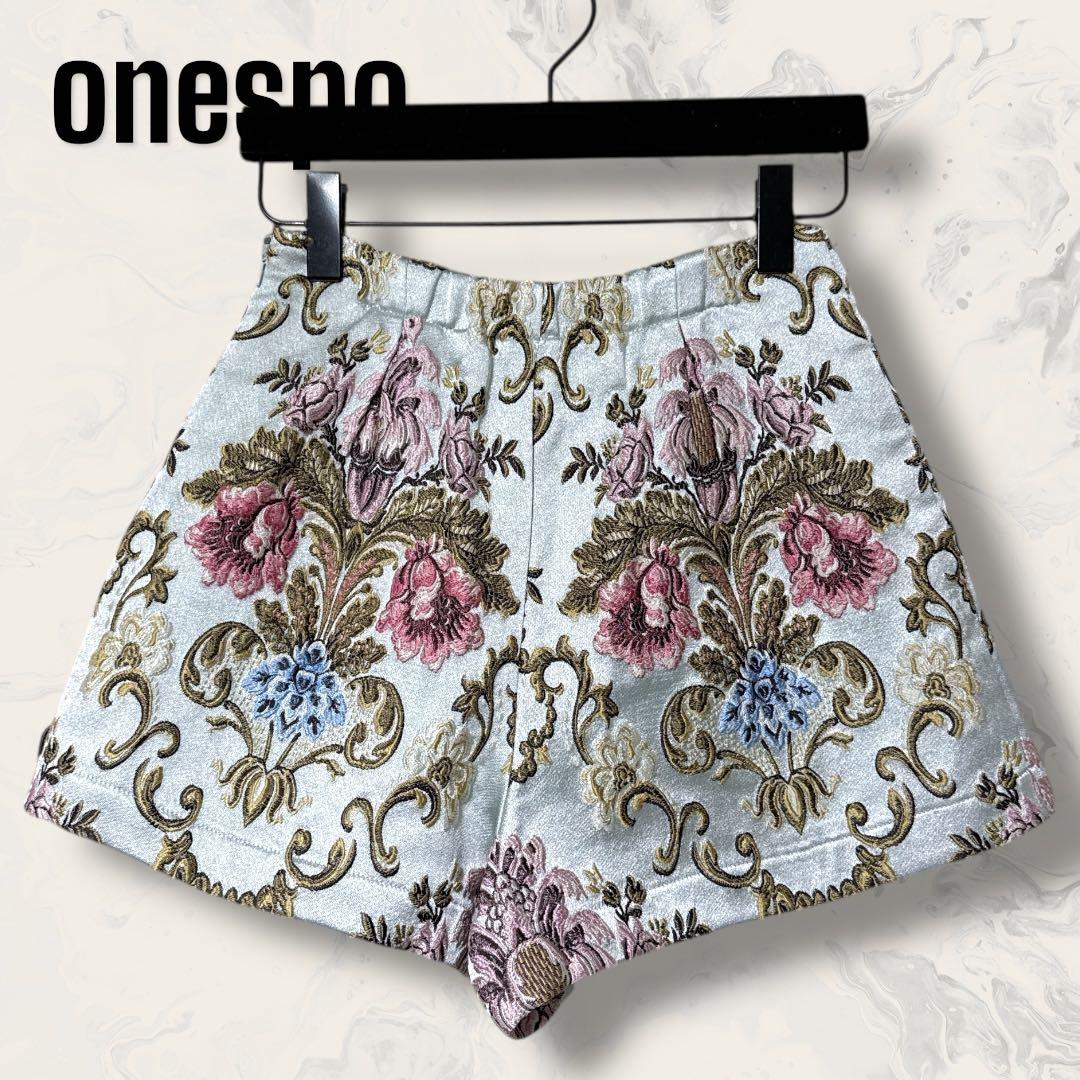 onespo NOBLE KITTEN 刺繍 ブルゾン & パンツ セットアップ