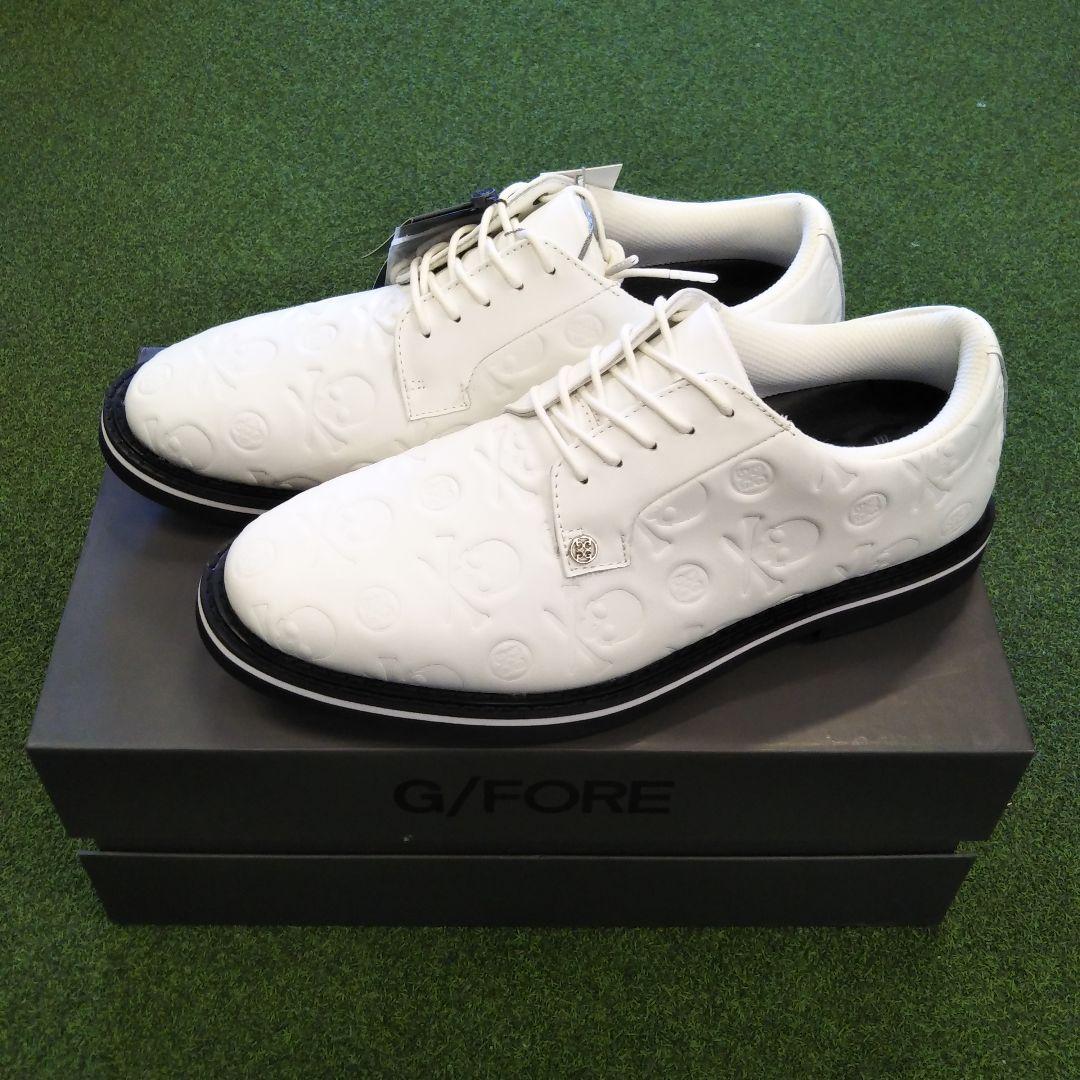 新品 ジーフォア 072404802 ゴルフシューズ ホワイト 26cm