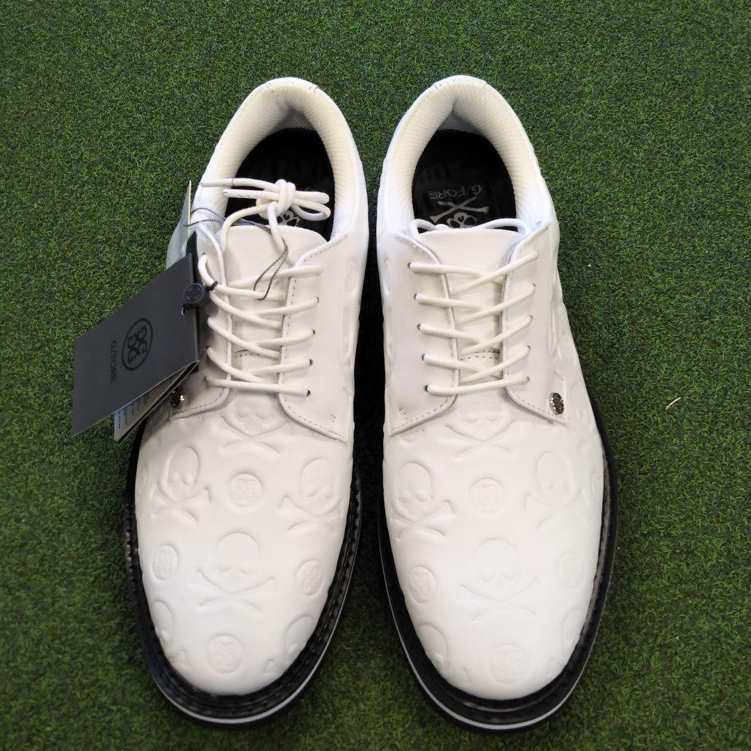 新品 ジーフォア 072404802 ゴルフシューズ ホワイト 26cm