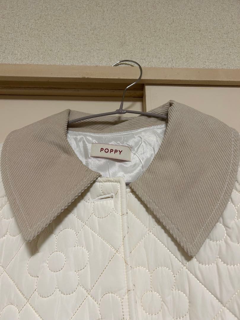 POPPYフラワーキルティング ロング　あさぎーにょ