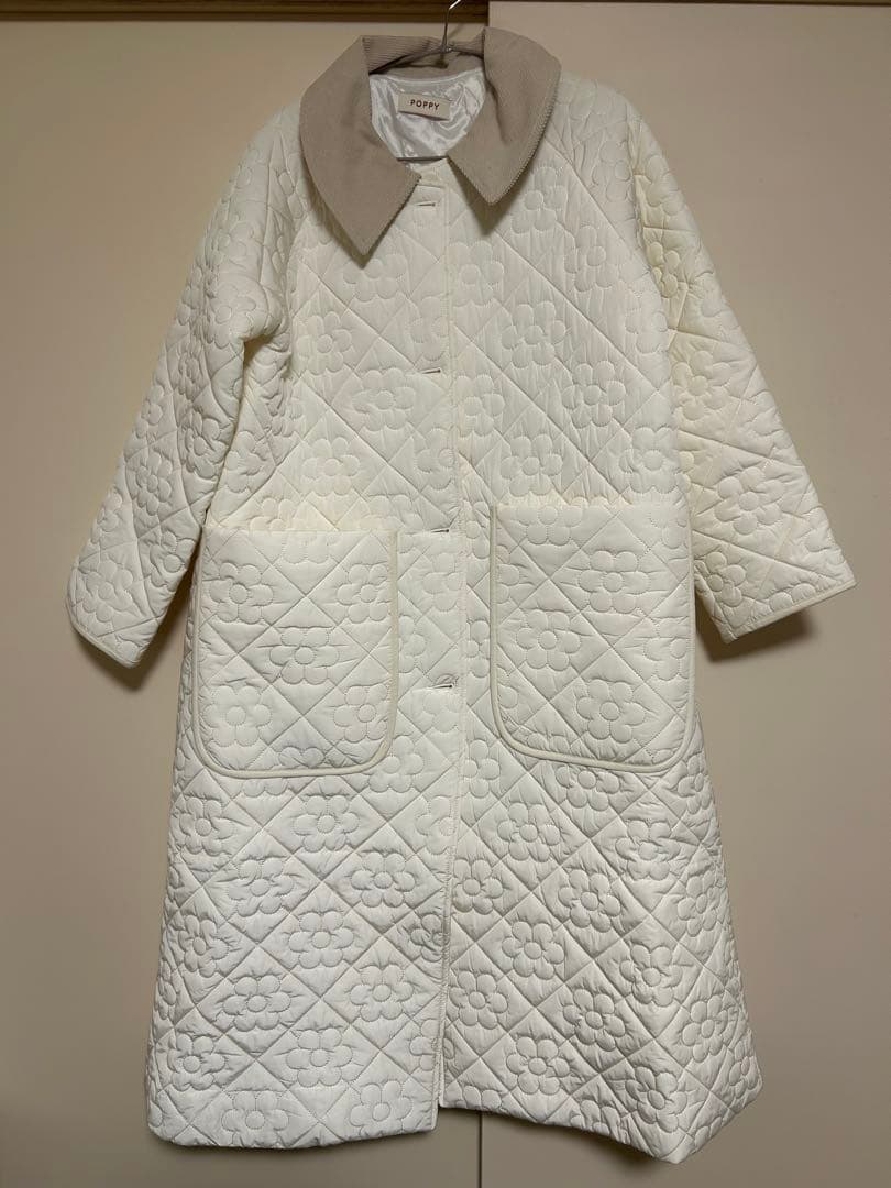 POPPYフラワーキルティング ロング　あさぎーにょ