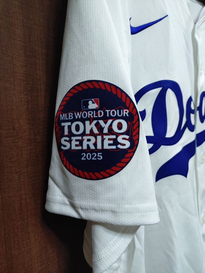 ドジャース　東京シリーズ　大谷翔平 17 ユニフォーム　Lサイズ