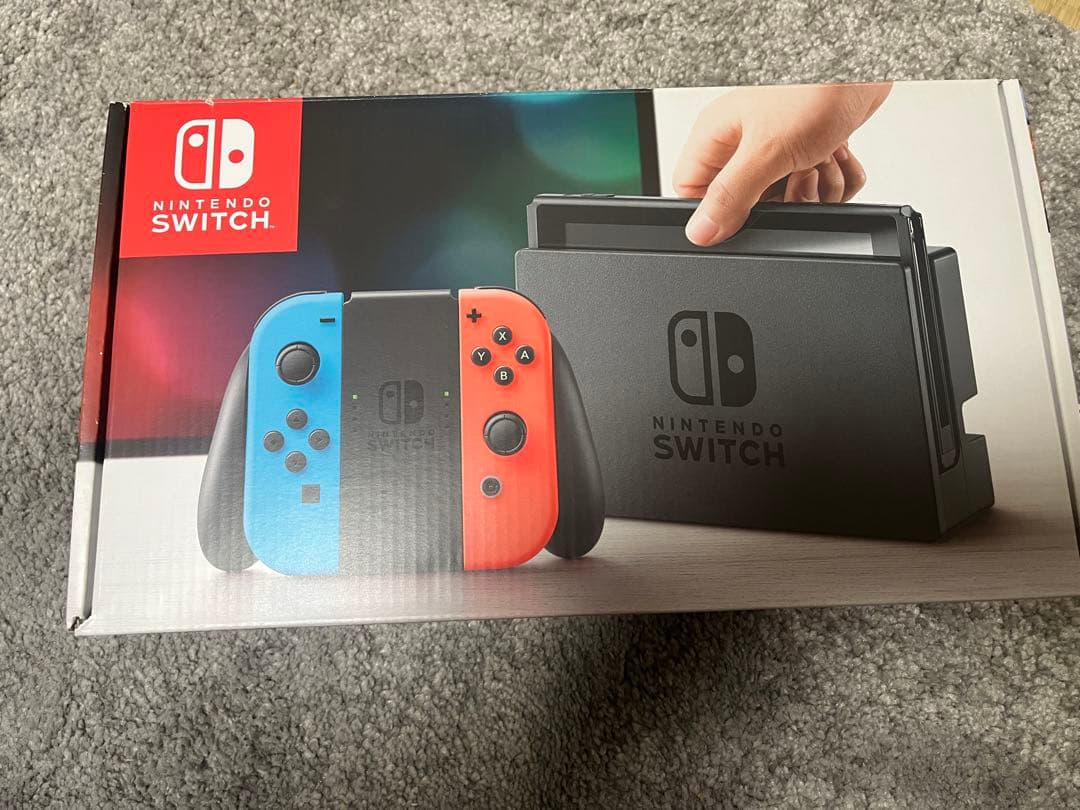 Nintendo Switch 本体 青/赤 Joy-Con付きACアダプタ無し