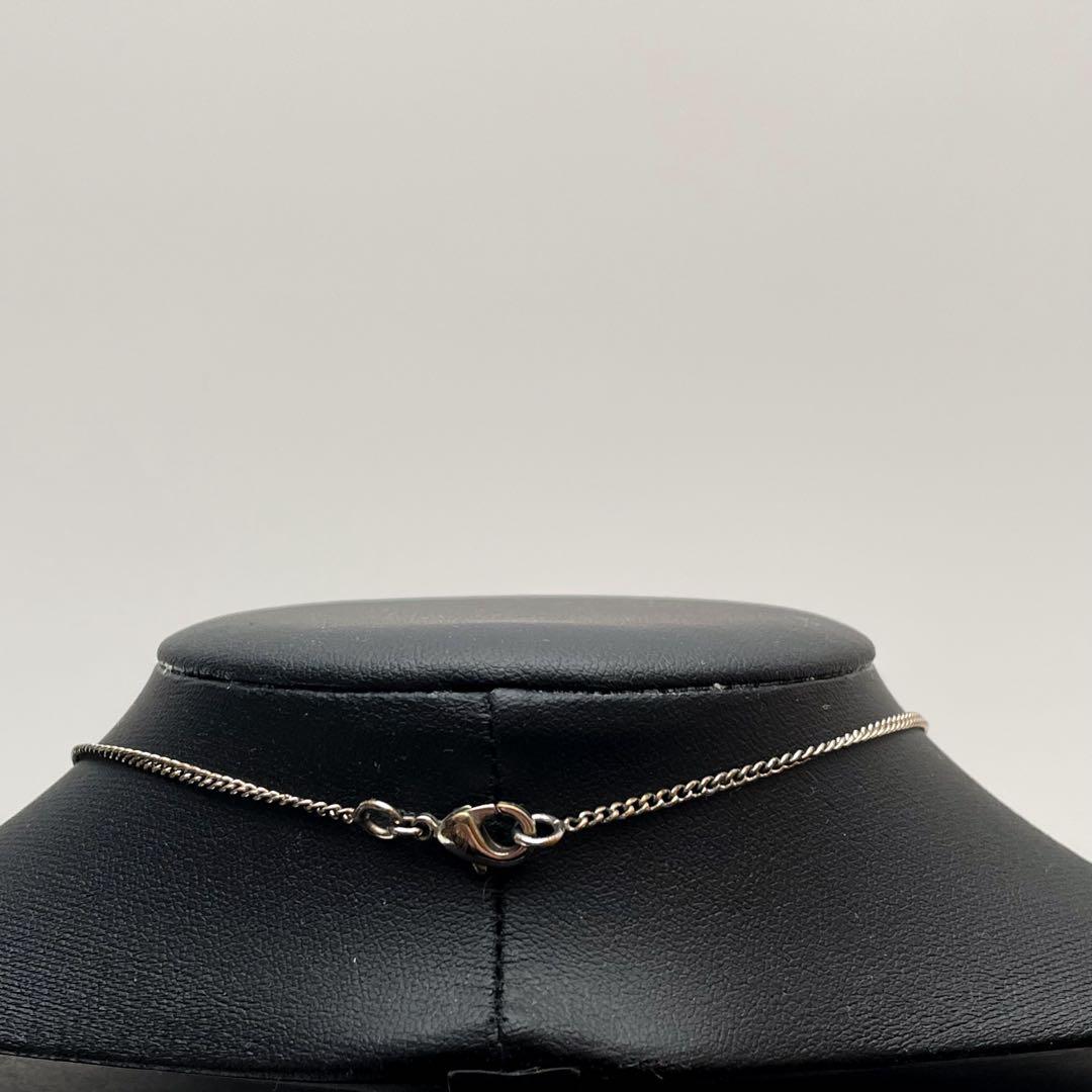 シャネル ココマーク ネックレス 07V ラインストーン シルバー アイコン.