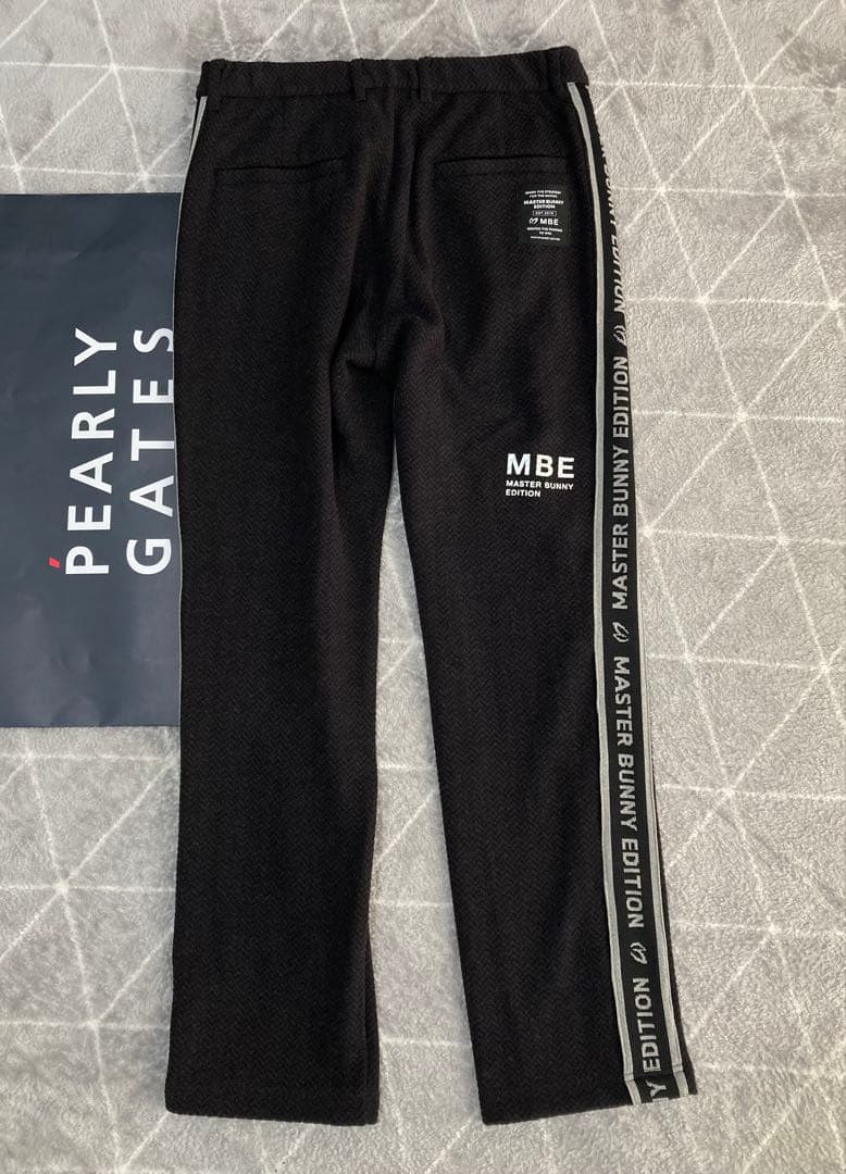 新品 パーリーゲイツ マスターバニー エコロジスタヘリンボンパンツ(4)サイズＭ