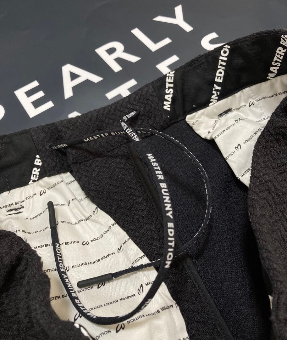 新品 パーリーゲイツ マスターバニー エコロジスタヘリンボンパンツ(4)サイズＭ