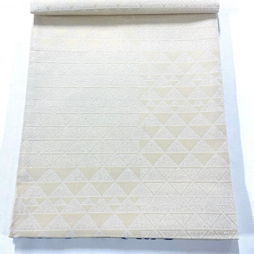 専用帯6159 5805 二点セット ●高級 正絹 藍染 全通 袋帯