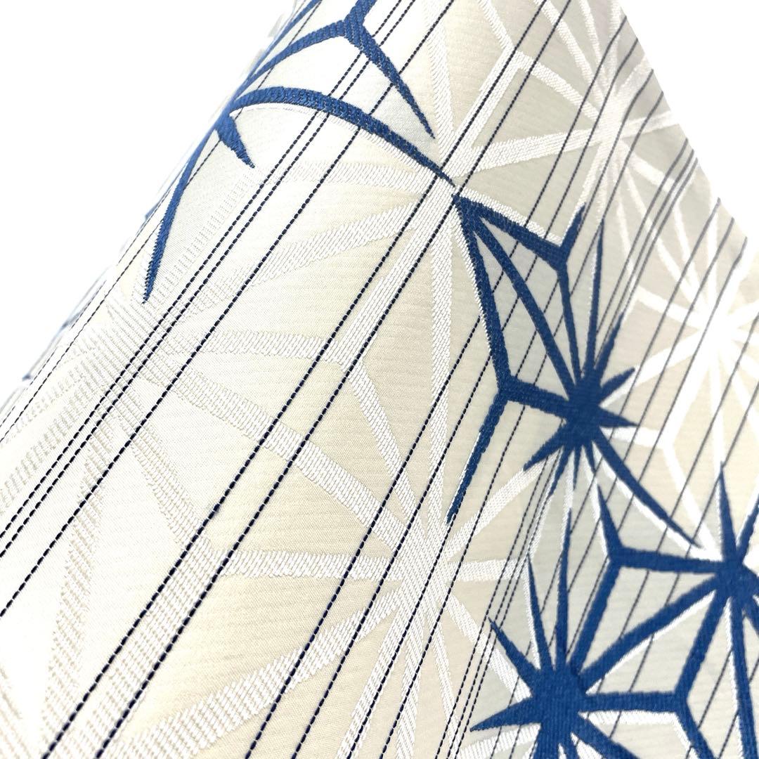 専用帯6159 5805 二点セット ●高級 正絹 藍染 全通 袋帯