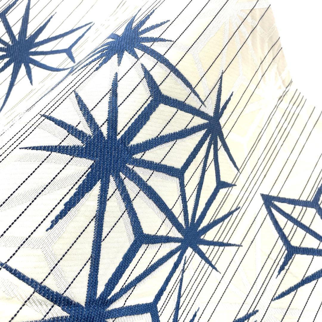 専用帯6159 5805 二点セット ●高級 正絹 藍染 全通 袋帯