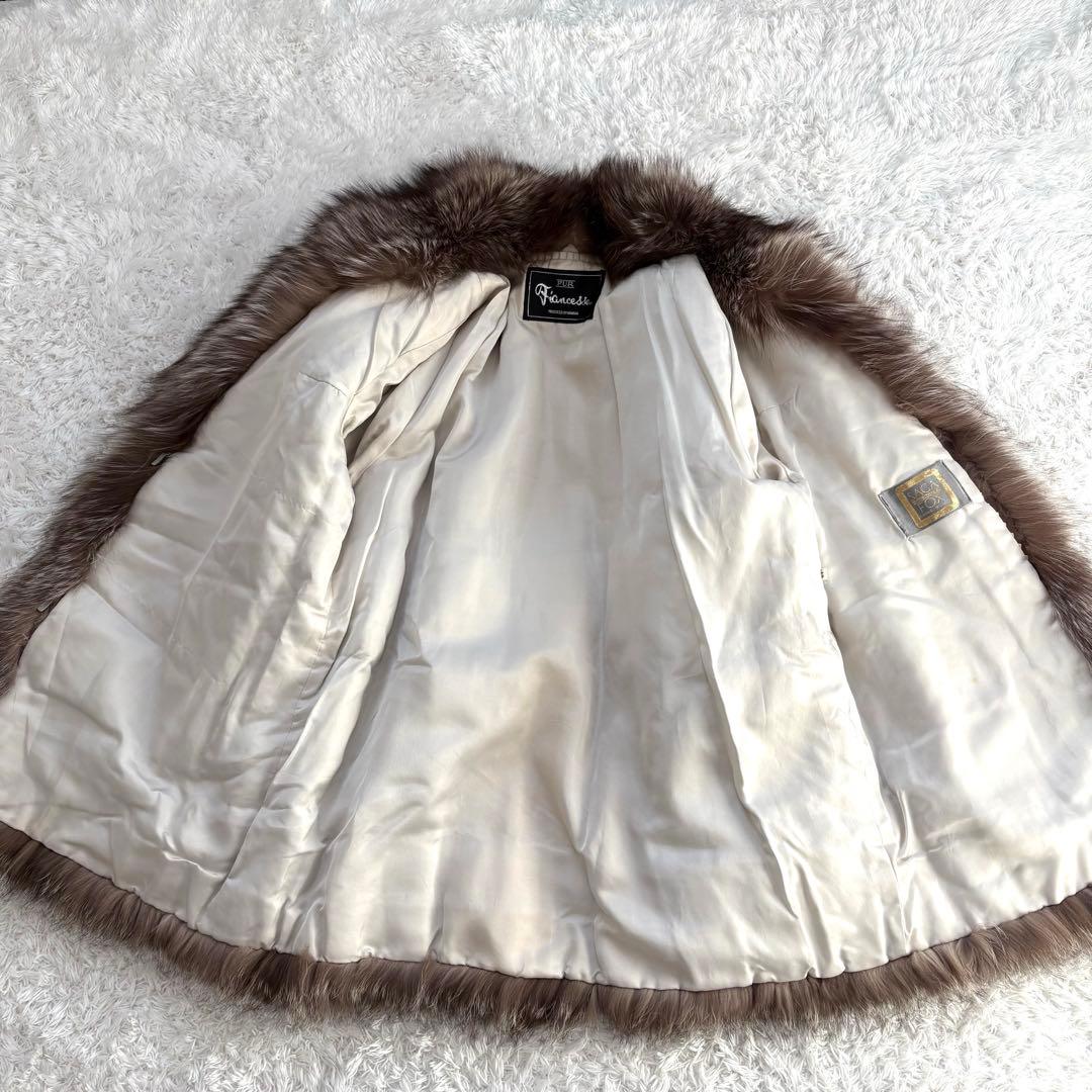 SAGA FOX 金サガ シルバーフォックスファージャケット コート13 XL