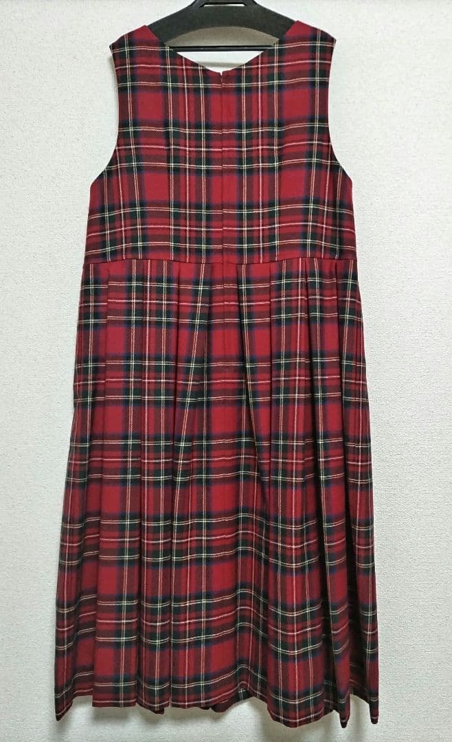 猫*読様 ジェーンマープルドンル・サロン　タータンチェックドミトリードレス