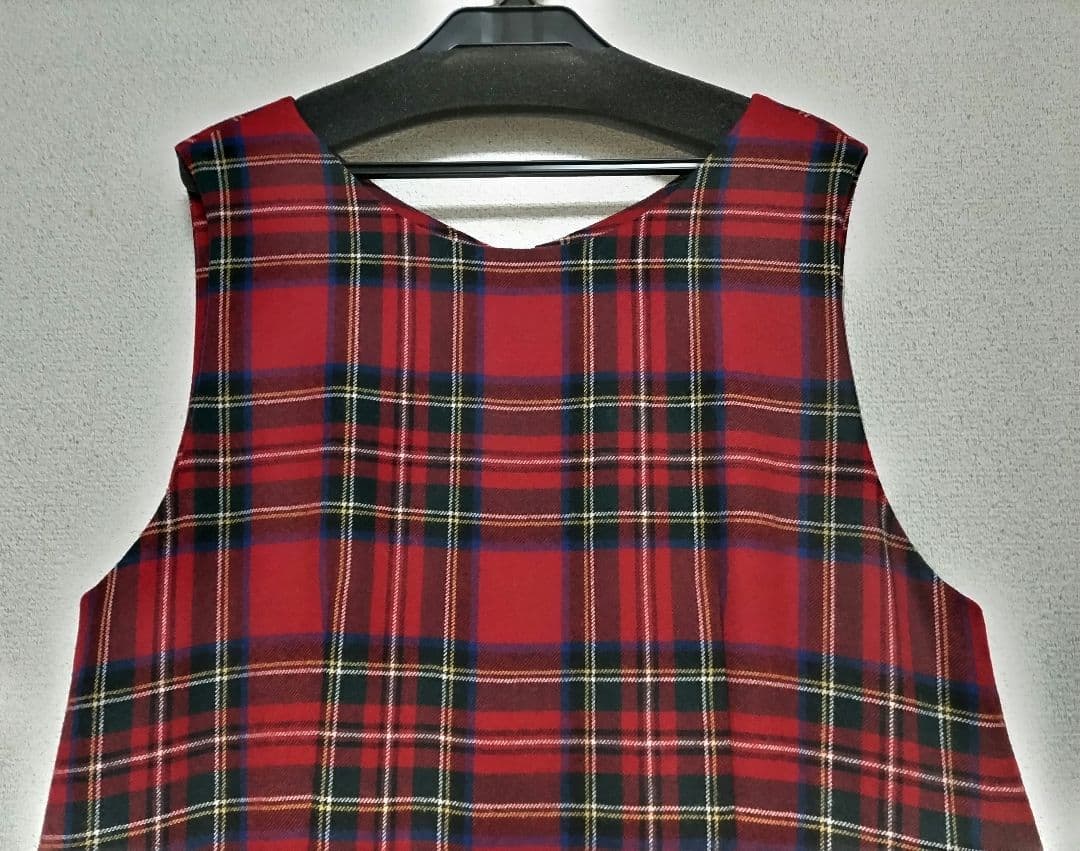 猫*読様 ジェーンマープルドンル・サロン　タータンチェックドミトリードレス
