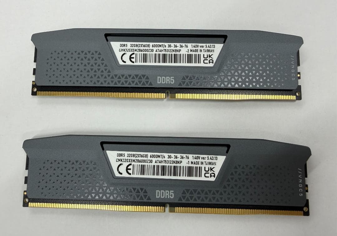 ピ*リ様 【メモリー】CORSAIR DDR5 6000MHz 32GB ID: