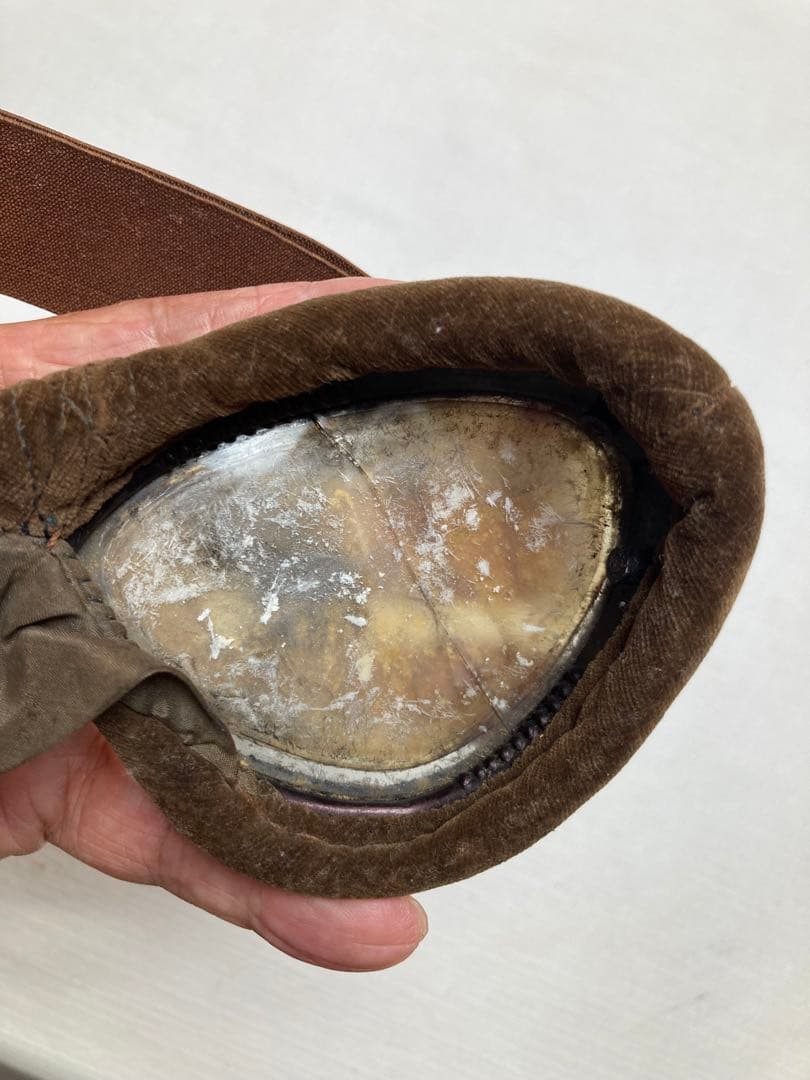 航空眼鏡　ゴーグル　飛行機マーク（青木ー深澤航空光機）　旧日本軍　希少