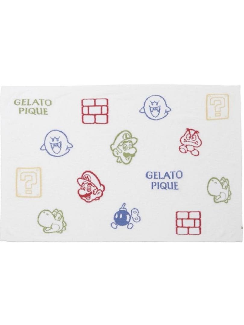 【ジェラートピケ】【マリオコラボ】ベビモコアソートジャガードブランケット