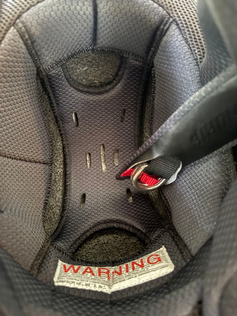 SIMPSON ヘルメット　M30 STONE BLACK 58cm