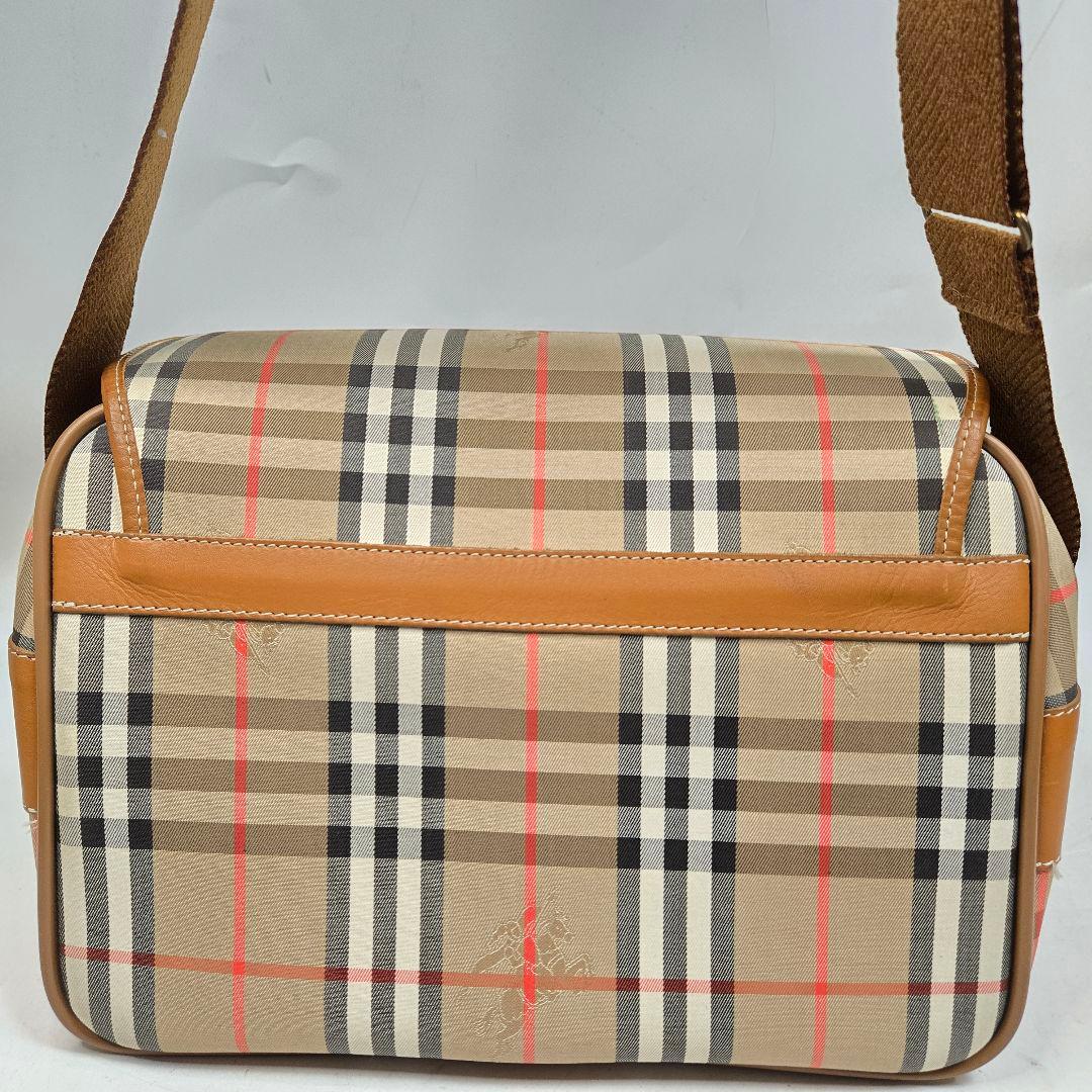 極美品 BURBERRY メッセンジャーバッグ ノバチェック シャドーホース