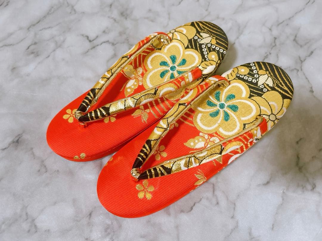 王道!!正絹赤系♡七五三　7歳　女の子　フルセット　一式　黒