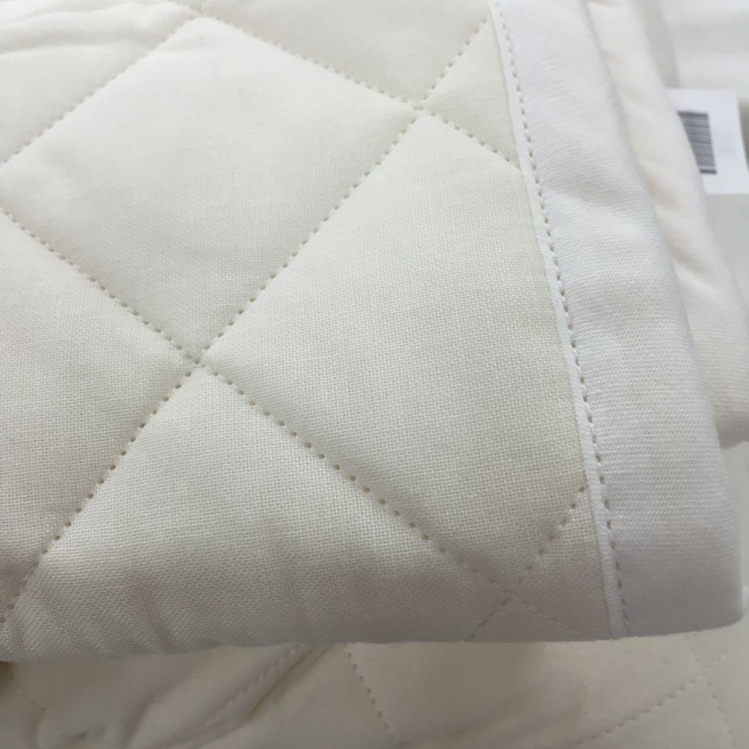 パシーマ パットシーツ シングル 110×210cm きなり色 ×2枚組