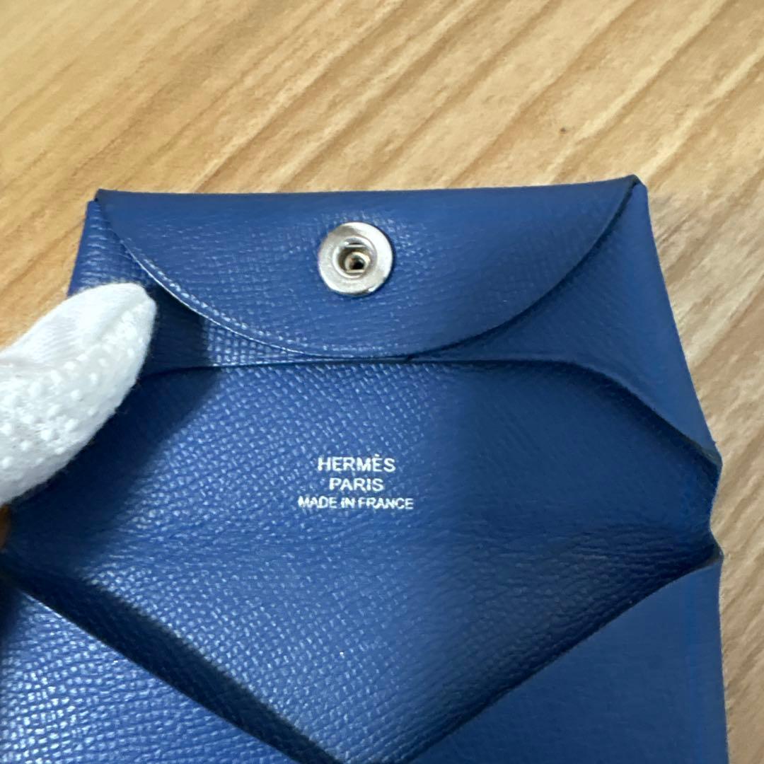 T2K 様 HERMES レザー ケース 青