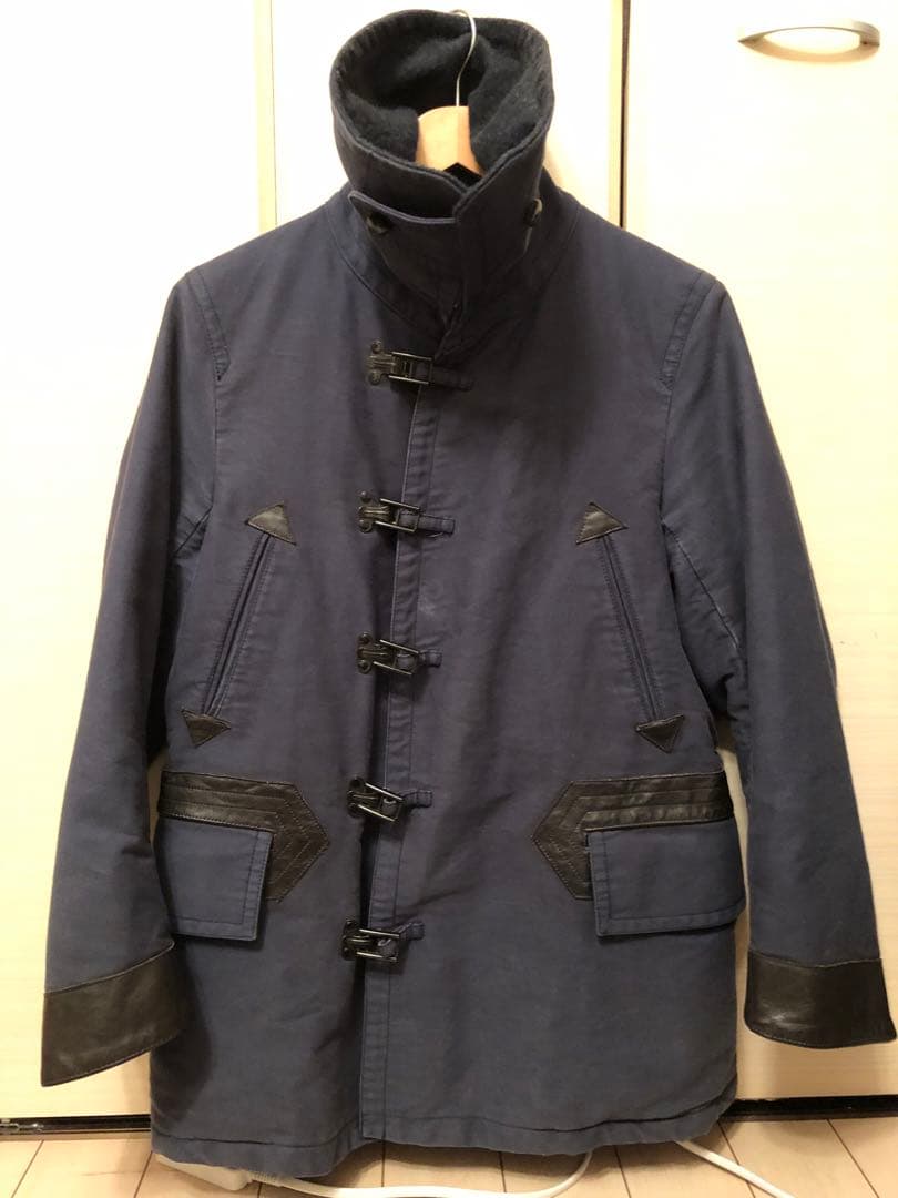 ナイジェルケーボン ファイアーマン フレンチアーミーコート クリップジャケット