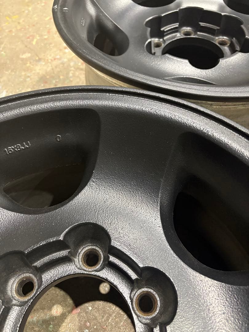 ランクル80純正ホイール16インチ ラプターライナーブラックホイール 4本セット