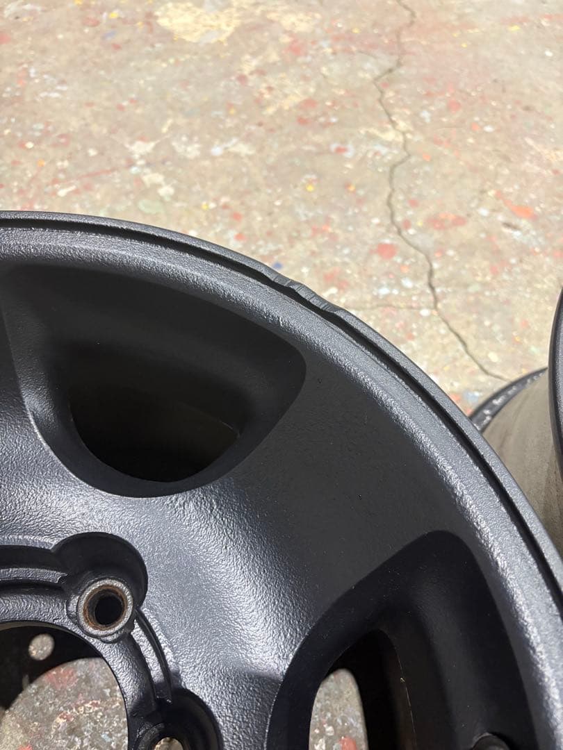 ランクル80純正ホイール16インチ ラプターライナーブラックホイール 4本セット