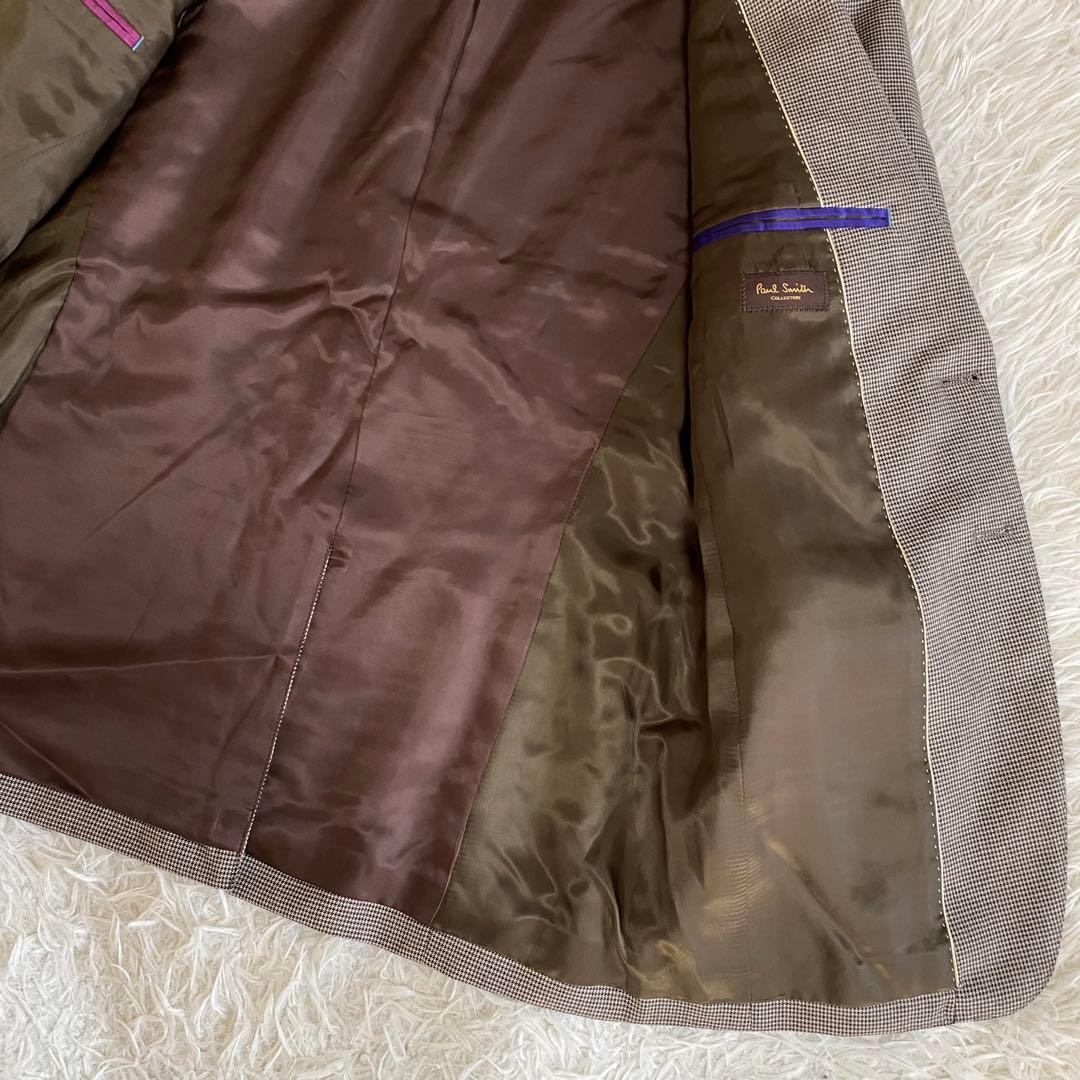 【極美品】ポールスミス　テーラードジャケット　千鳥格子　マルチカラー　XL