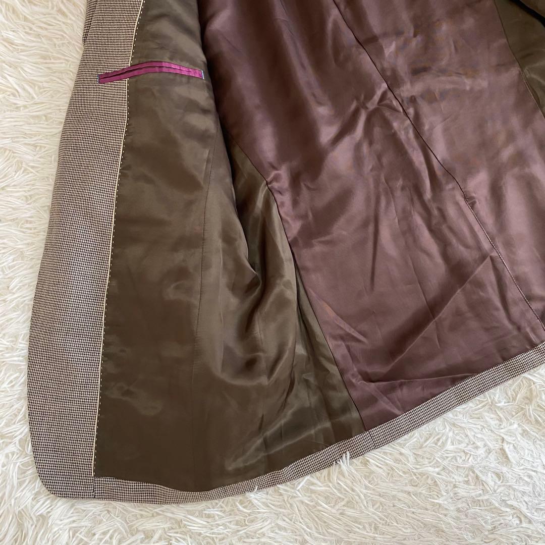 【極美品】ポールスミス　テーラードジャケット　千鳥格子　マルチカラー　XL