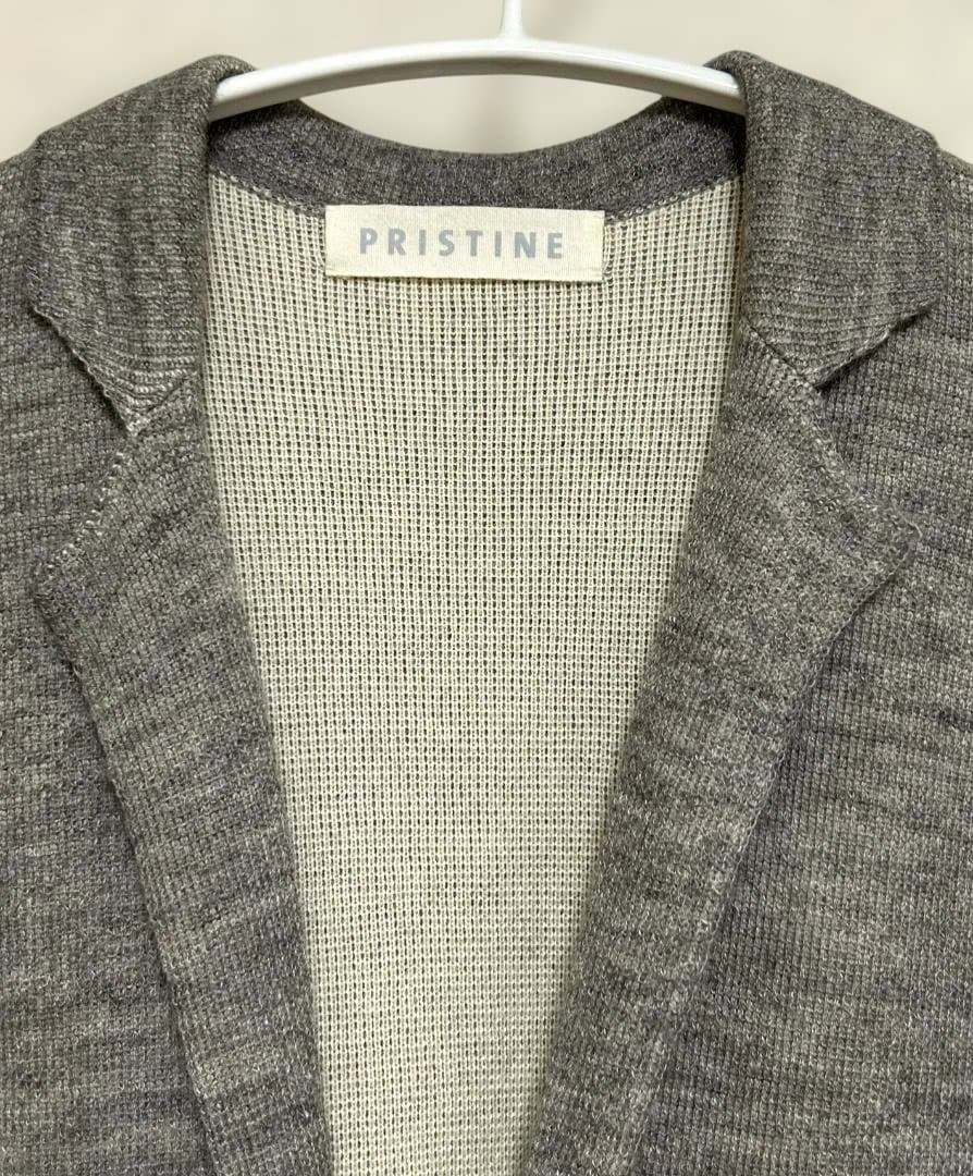 PRISTINE アルパカ×シルク×オーガニックコットンロングコーディガン