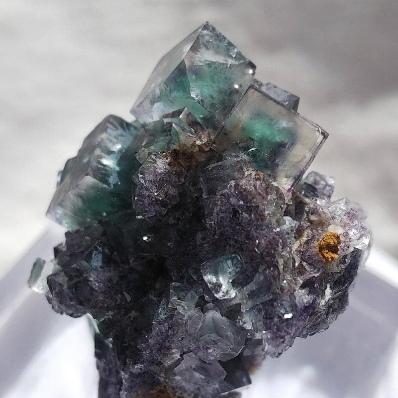 451 オコルス鉱山 フローライト クリア×ブルーグリーン 蛍石