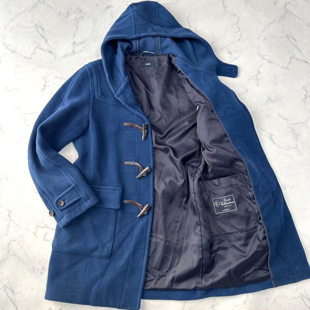 高級イタリア製生地✨　バロムブローサ　SHIPS ダッフルコート　メルトンウール