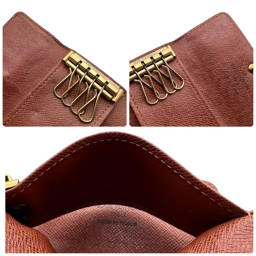 238　ルイヴィトン キーケース モノグラム ミュルティクレ 鍵 家