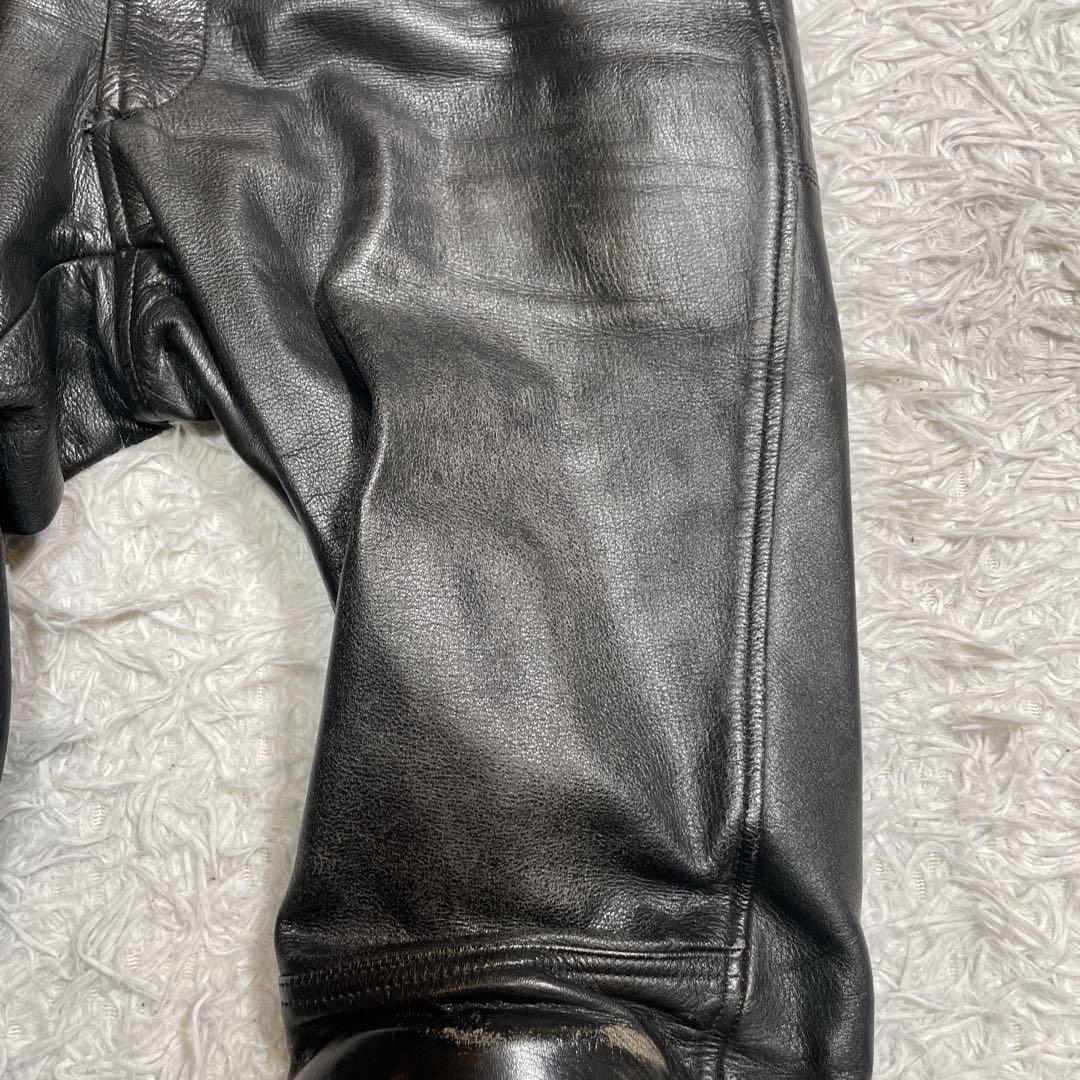 クシタニ　レザー　ライディングパンツ　プロテクター　バイク　膝パッド　LL