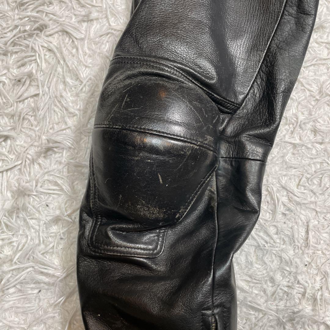 クシタニ　レザー　ライディングパンツ　プロテクター　バイク　膝パッド　LL