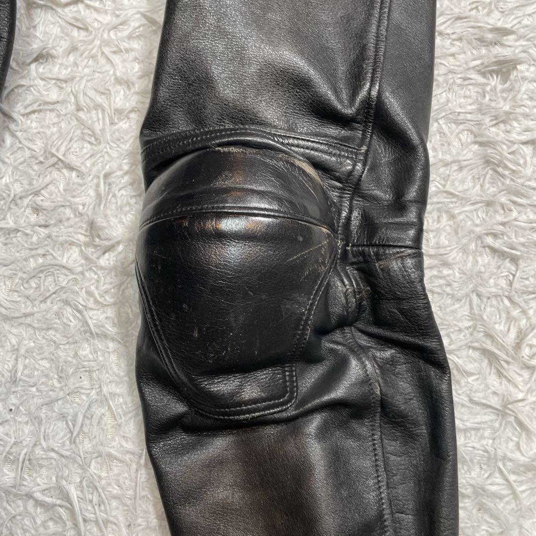 クシタニ　レザー　ライディングパンツ　プロテクター　バイク　膝パッド　LL