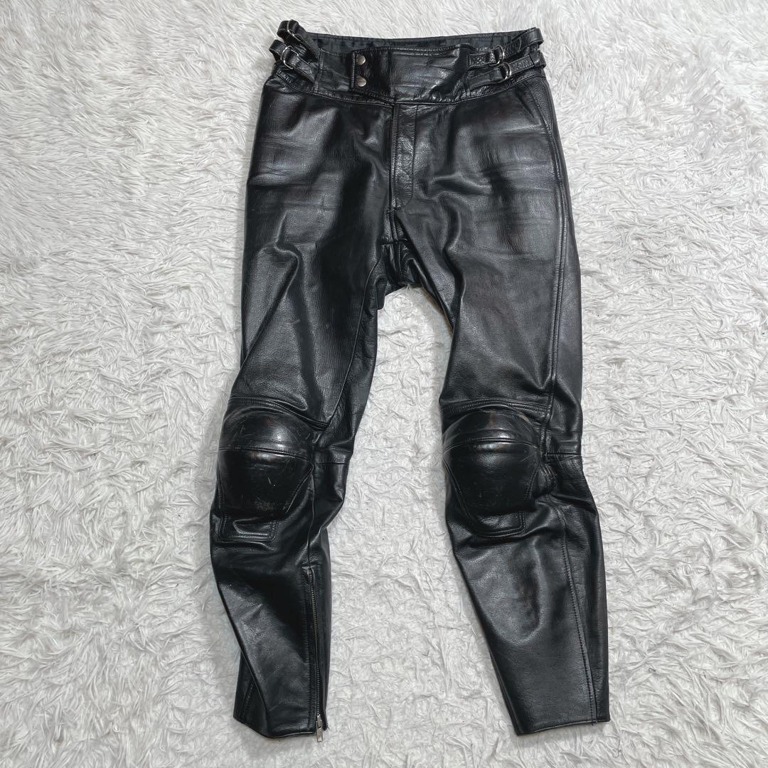 クシタニ　レザー　ライディングパンツ　プロテクター　バイク　膝パッド　LL