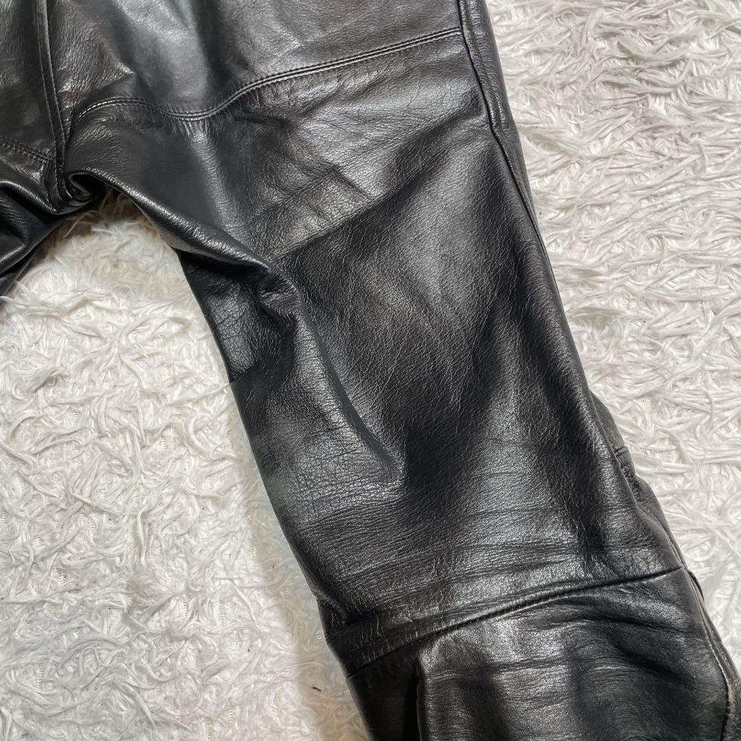 クシタニ　レザー　ライディングパンツ　プロテクター　バイク　膝パッド　LL