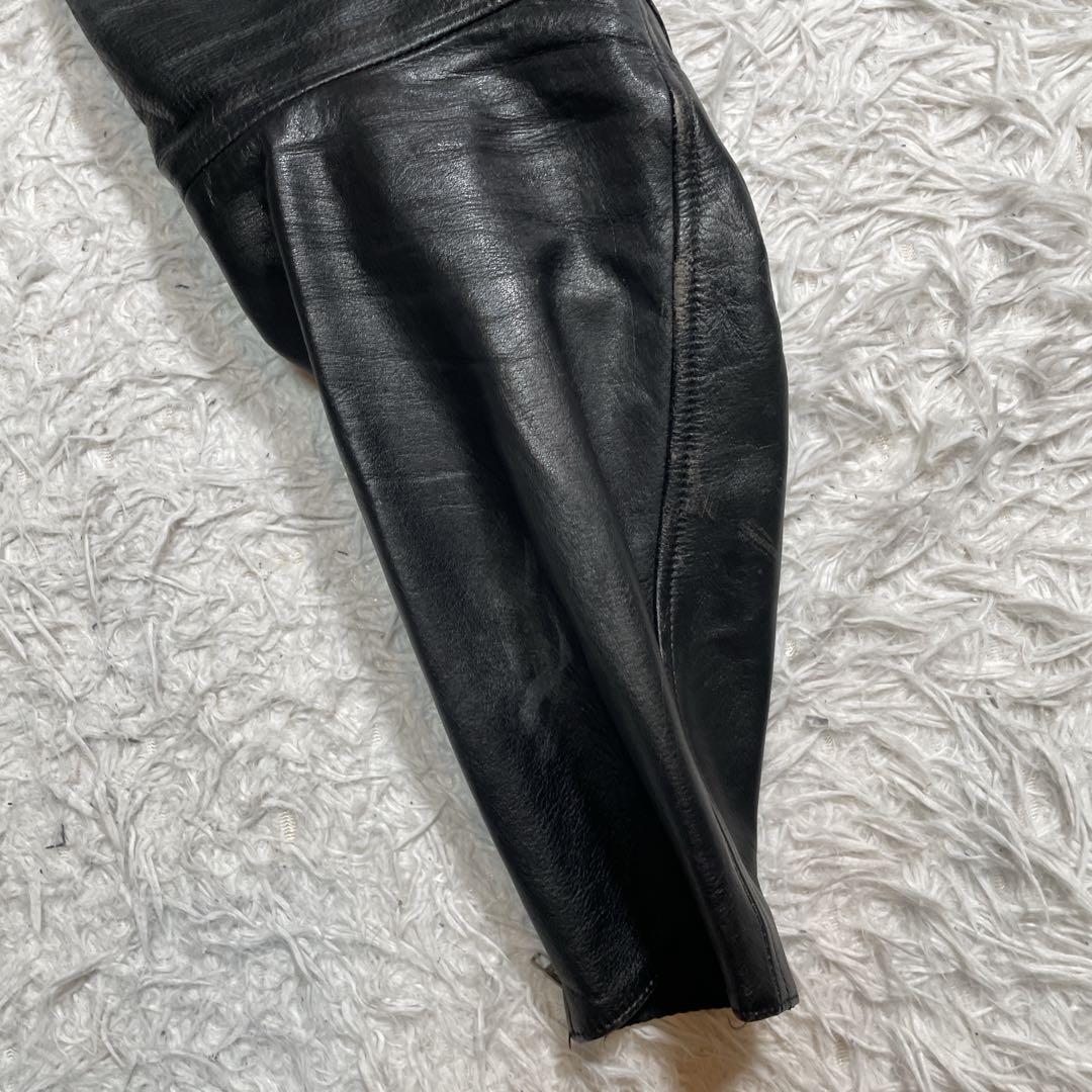 クシタニ　レザー　ライディングパンツ　プロテクター　バイク　膝パッド　LL