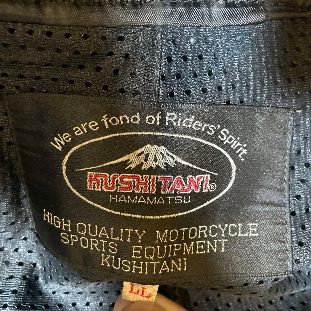 クシタニ　レザー　ライディングパンツ　プロテクター　バイク　膝パッド　LL