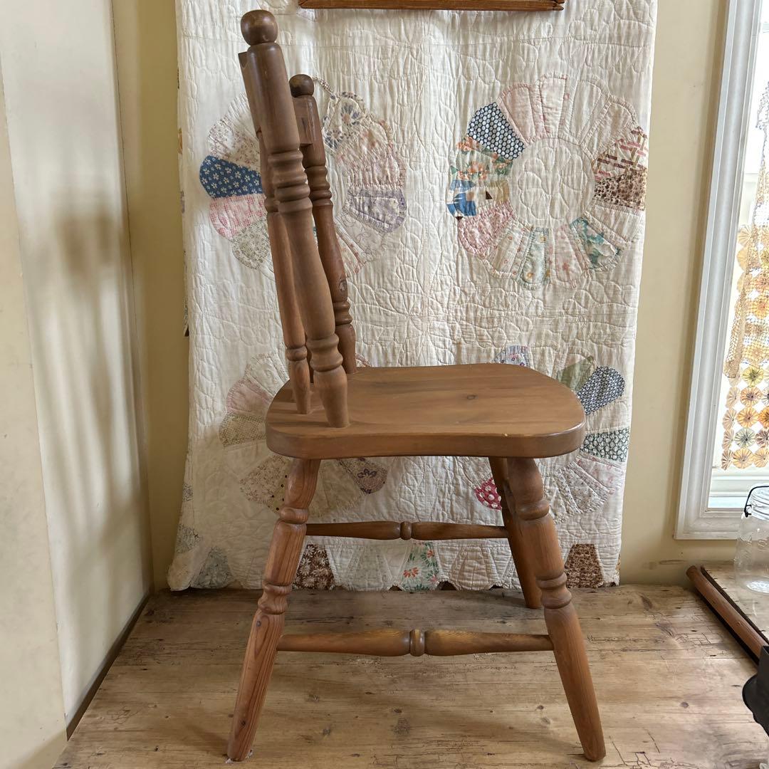 87様　ヴィンテージ　木製チェア②