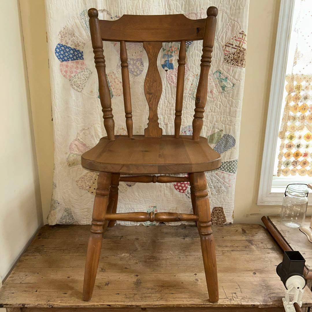 87様　ヴィンテージ　木製チェア②