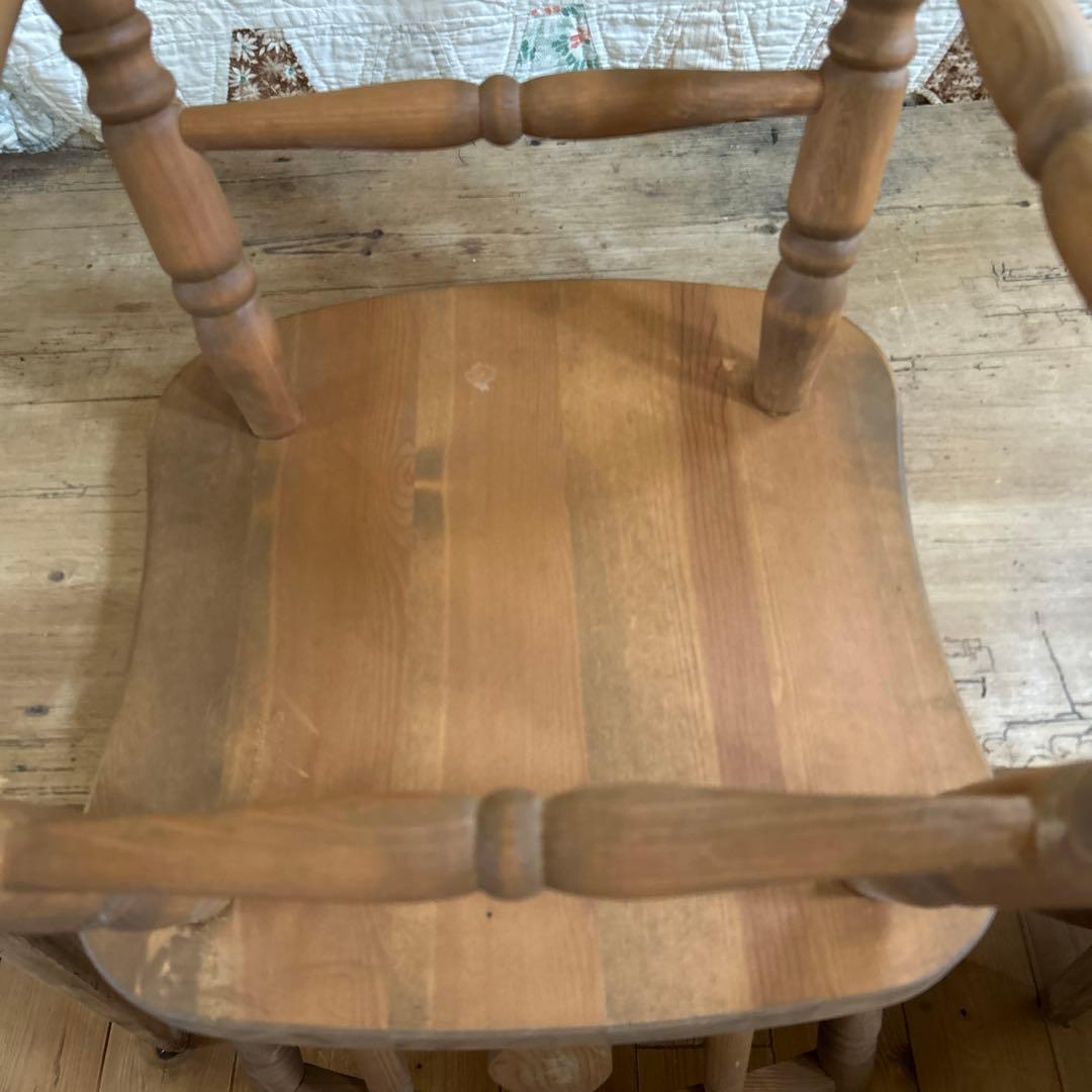 87様　ヴィンテージ　木製チェア②